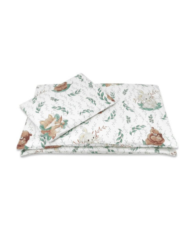 BN-6426972026178,Lenjerie patut cu 5 piese, MimiNu, Cu cearceaf 120x60 cm, Pilota, Pernuta, 2 aparatori, Din bumbac certificat O BN-6426972026178,Lenjerie patut cu 5 piese, MimiNu, Cu cearceaf 120x60 cm, Pilota, Pernuta, 2 aparatori, Din bumbac certificat O