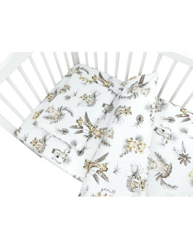 BN-6426972026185,Lenjerie patut cu 5 piese, MimiNu, Cu cearceaf 120x60 cm, Pilota, Pernuta, 2 aparatori, Din bumbac certificat O BN-6426972026185,Lenjerie patut cu 5 piese, MimiNu, Cu cearceaf 120x60 cm, Pilota, Pernuta, 2 aparatori, Din bumbac certificat O