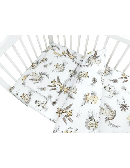 BN-6426972026185,Lenjerie patut cu 5 piese, MimiNu, Cu cearceaf 120x60 cm, Pilota, Pernuta, 2 aparatori, Din bumbac certificat O BN-6426972026185,Lenjerie patut cu 5 piese, MimiNu, Cu cearceaf 120x60 cm, Pilota, Pernuta, 2 aparatori, Din bumbac certificat O