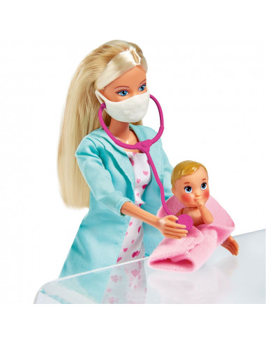 Papusa Simba Steffi Love Baby Doctor 29 cm cu