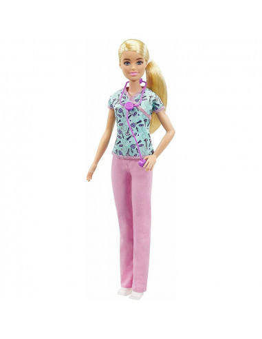 Papusa Barbie by Mattel Careers Asistenta medicala,MT-GTW39