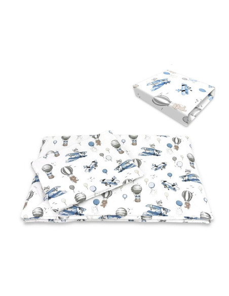 BN-6426972026307,Lenjerie patut cu 3 piese, MimiNu, Cu cearceaf 120x60 cm, Pilota, Pernuta, Din bumbac certificat Oeko Tex Stand BN-6426972026307,Lenjerie patut cu 3 piese, MimiNu, Cu cearceaf 120x60 cm, Pilota, Pernuta, Din bumbac certificat Oeko Tex Stand