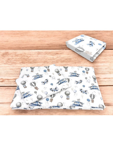 BN-6426972026307,Lenjerie patut cu 3 piese, MimiNu, Cu cearceaf 120x60 cm, Pilota, Pernuta, Din bumbac certificat Oeko Tex Stand BN-6426972026307,Lenjerie patut cu 3 piese, MimiNu, Cu cearceaf 120x60 cm, Pilota, Pernuta, Din bumbac certificat Oeko Tex Stand