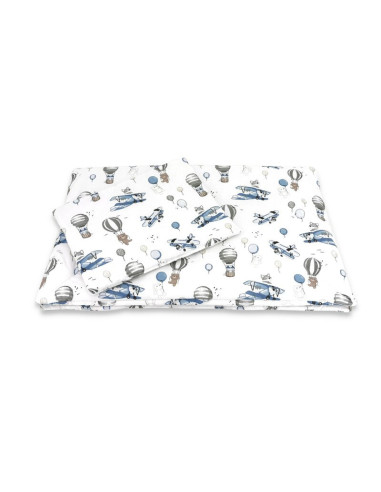 BN-6426972026307,Lenjerie patut cu 3 piese, MimiNu, Cu cearceaf 120x60 cm, Pilota, Pernuta, Din bumbac certificat Oeko Tex Stand BN-6426972026307,Lenjerie patut cu 3 piese, MimiNu, Cu cearceaf 120x60 cm, Pilota, Pernuta, Din bumbac certificat Oeko Tex Stand