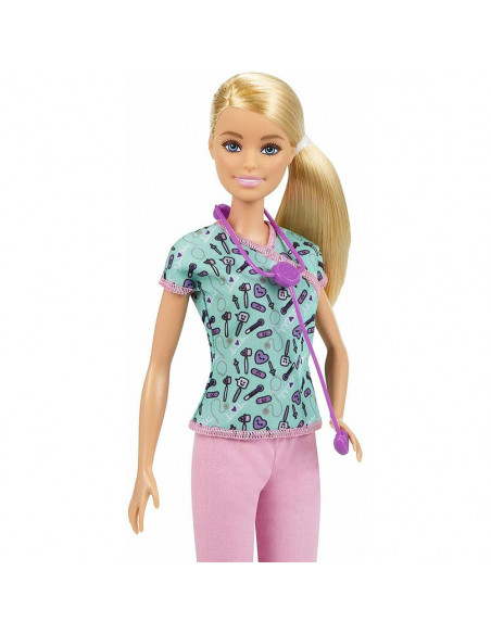 Papusa Barbie by Mattel Careers Asistenta medicala,MT-GTW39