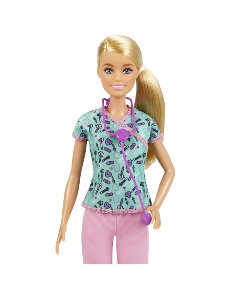 Papusa Barbie by Mattel Careers Asistenta medicala,MT-GTW39