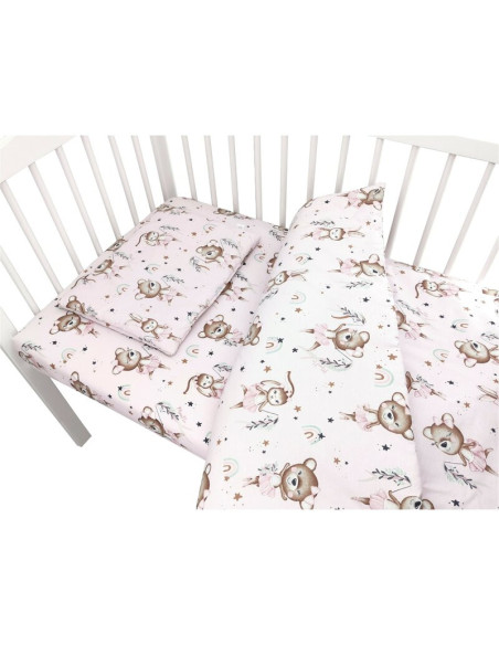 BN-6426972026338,Lenjerie patut cu 3 piese, MimiNu, Cu cearceaf 120x60 cm, Pilota, Pernuta, Din bumbac certificat Oeko Tex Stand BN-6426972026338,Lenjerie patut cu 3 piese, MimiNu, Cu cearceaf 120x60 cm, Pilota, Pernuta, Din bumbac certificat Oeko Tex Stand