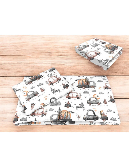 BN-6426972026345,Lenjerie patut cu 3 piese, MimiNu, Cu cearceaf 120x60 cm, Pilota, Pernuta, Din bumbac certificat Oeko Tex Stand BN-6426972026345,Lenjerie patut cu 3 piese, MimiNu, Cu cearceaf 120x60 cm, Pilota, Pernuta, Din bumbac certificat Oeko Tex Stand