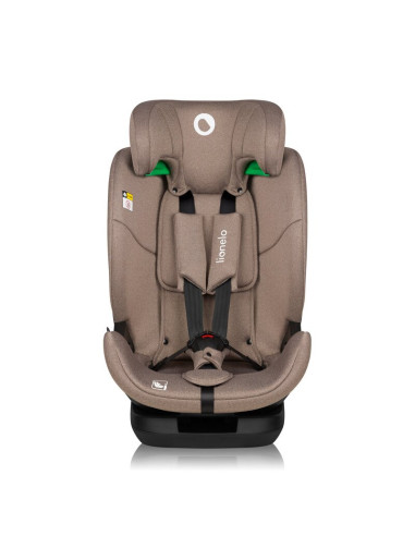 BN-LO-LAVENDER_I-SIZE_BEIGE_LATTE,Scaun auto, Lionelo, Lavender I-size, Isofix, Cu centura TopTether, Cu spatar inclinabil in 5 