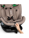 BN-LO-LAVENDER_I-SIZE_BEIGE_LATTE,Scaun auto, Lionelo, Lavender I-size, Isofix, Cu centura TopTether, Cu spatar inclinabil in 5 