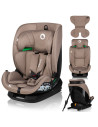 BN-LO-LAVENDER_I-SIZE_BEIGE_LATTE,Scaun auto, Lionelo, Lavender I-size, Isofix, Cu centura TopTether, Cu spatar inclinabil in 5 