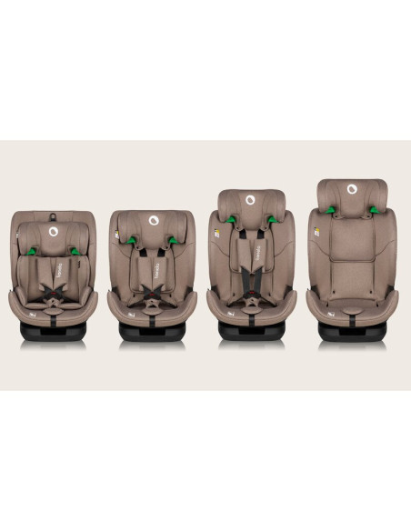 BN-LO-LAVENDER_I-SIZE_BEIGE_LATTE,Scaun auto, Lionelo, Lavender I-size, Isofix, Cu centura TopTether, Cu spatar inclinabil in 5 