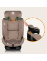 BN-LO-LAVENDER_I-SIZE_BEIGE_LATTE,Scaun auto, Lionelo, Lavender I-size, Isofix, Cu centura TopTether, Cu spatar inclinabil in 5 