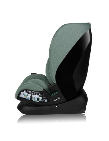 BN-LO-LAVENDER_I-SIZE_GREEN_PISTACHIO,Scaun auto, Lionelo, Lavender I-size, Isofix, Cu centura TopTether, Cu spatar inclinabil i