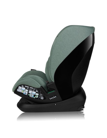 BN-LO-LAVENDER_I-SIZE_GREEN_PISTACHIO,Scaun auto, Lionelo, Lavender I-size, Isofix, Cu centura TopTether, Cu spatar inclinabil i