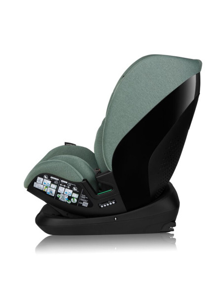 BN-LO-LAVENDER_I-SIZE_GREEN_PISTACHIO,Scaun auto, Lionelo, Lavender I-size, Isofix, Cu centura TopTether, Cu spatar inclinabil i