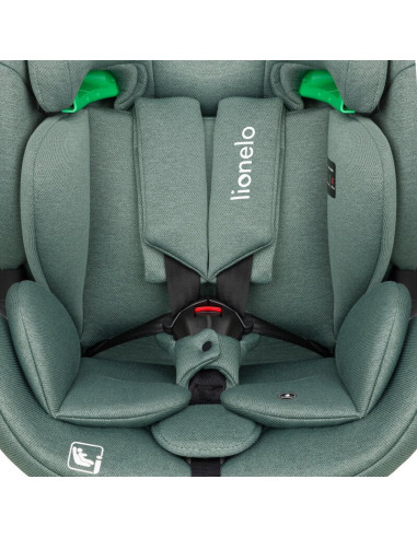 BN-LO-LAVENDER_I-SIZE_GREEN_PISTACHIO,Scaun auto, Lionelo, Lavender I-size, Isofix, Cu centura TopTether, Cu spatar inclinabil i