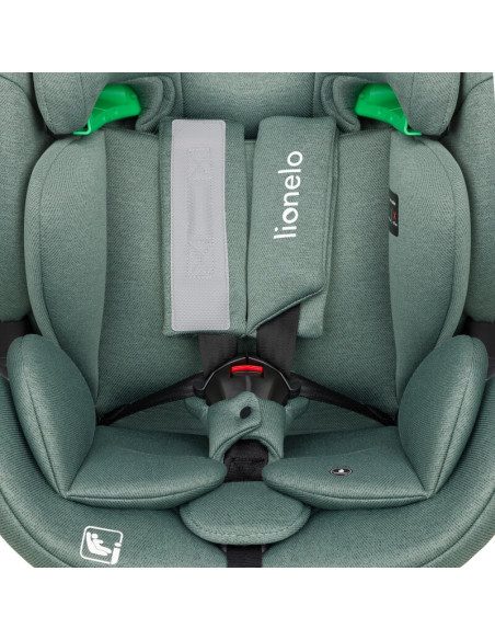 BN-LO-LAVENDER_I-SIZE_GREEN_PISTACHIO,Scaun auto, Lionelo, Lavender I-size, Isofix, Cu centura TopTether, Cu spatar inclinabil i