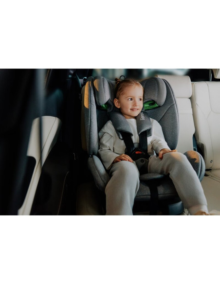 BN-LO-LAVENDER_I-SIZE_GREEN_PISTACHIO,Scaun auto, Lionelo, Lavender I-size, Isofix, Cu centura TopTether, Cu spatar inclinabil i
