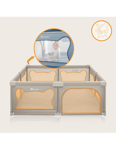 BN-LO-WILLOW_XL_BEIGE_SAND,Tarc de joaca copii, Lionelo, Willow XL,180 x 200 cm, Pliere compacta, Include geanta de transport, D BN-LO-WILLOW_XL_BEIGE_SAND,Tarc de joaca copii, Lionelo, Willow XL,180 x 200 cm, Pliere compacta, Include geanta de transport, D