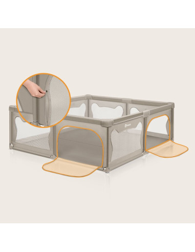 BN-LO-WILLOW_XL_BEIGE_SAND,Tarc de joaca copii, Lionelo, Willow XL,180 x 200 cm, Pliere compacta, Include geanta de transport, D BN-LO-WILLOW_XL_BEIGE_SAND,Tarc de joaca copii, Lionelo, Willow XL,180 x 200 cm, Pliere compacta, Include geanta de transport, D