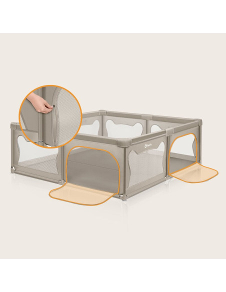 BN-LO-WILLOW_XL_BEIGE_SAND,Tarc de joaca copii, Lionelo, Willow XL,180 x 200 cm, Pliere compacta, Include geanta de transport, D BN-LO-WILLOW_XL_BEIGE_SAND,Tarc de joaca copii, Lionelo, Willow XL,180 x 200 cm, Pliere compacta, Include geanta de transport, D