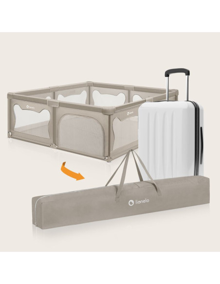 BN-LO-WILLOW_XL_BEIGE_SAND,Tarc de joaca copii, Lionelo, Willow XL,180 x 200 cm, Pliere compacta, Include geanta de transport, D BN-LO-WILLOW_XL_BEIGE_SAND,Tarc de joaca copii, Lionelo, Willow XL,180 x 200 cm, Pliere compacta, Include geanta de transport, D