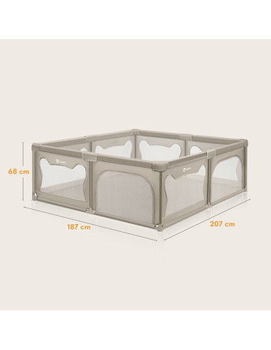BN-LO-WILLOW_XL_BEIGE_SAND,Tarc de joaca copii, Lionelo, Willow XL,180 x 200 cm, Pliere compacta, Include geanta de transport, D BN-LO-WILLOW_XL_BEIGE_SAND,Tarc de joaca copii, Lionelo, Willow XL,180 x 200 cm, Pliere compacta, Include geanta de transport, D