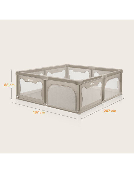 BN-LO-WILLOW_XL_BEIGE_SAND,Tarc de joaca copii, Lionelo, Willow XL,180 x 200 cm, Pliere compacta, Include geanta de transport, D BN-LO-WILLOW_XL_BEIGE_SAND,Tarc de joaca copii, Lionelo, Willow XL,180 x 200 cm, Pliere compacta, Include geanta de transport, D