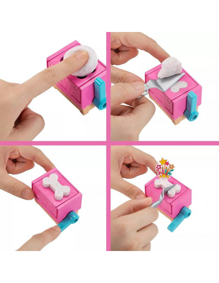 Set Barbie by Mattel Puppy Party cu papusa si accesorii,MT-GXV75