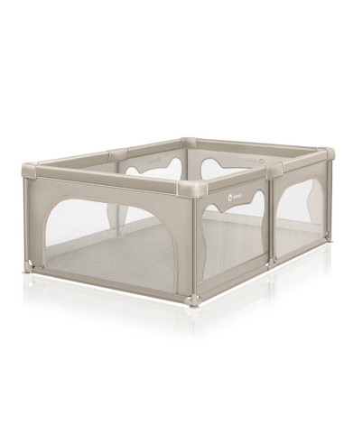 BN-LO-WILLOW_BEIGE_SAND,Tarc de joaca copii, Lionelo, Willow, 127 x 187 cm, Pliere compacta, Include geanta de transport, Din pl