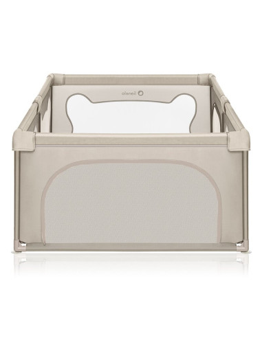 BN-LO-WILLOW_BEIGE_SAND,Tarc de joaca copii, Lionelo, Willow, 127 x 187 cm, Pliere compacta, Include geanta de transport, Din pl