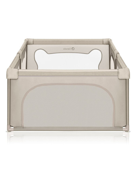 BN-LO-WILLOW_BEIGE_SAND,Tarc de joaca copii, Lionelo, Willow, 127 x 187 cm, Pliere compacta, Include geanta de transport, Din pl