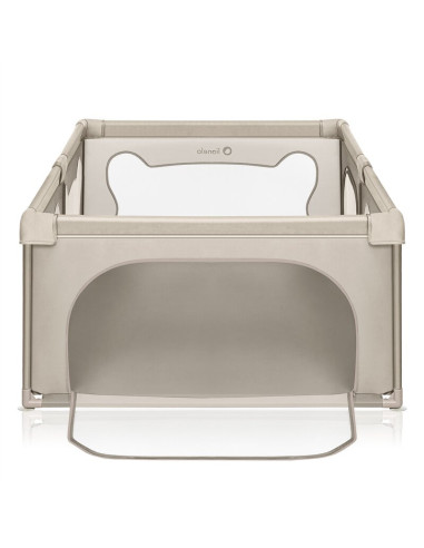 BN-LO-WILLOW_BEIGE_SAND,Tarc de joaca copii, Lionelo, Willow, 127 x 187 cm, Pliere compacta, Include geanta de transport, Din pl