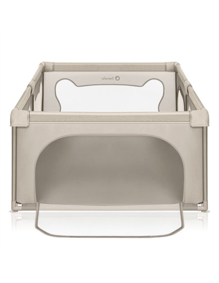 BN-LO-WILLOW_BEIGE_SAND,Tarc de joaca copii, Lionelo, Willow, 127 x 187 cm, Pliere compacta, Include geanta de transport, Din pl