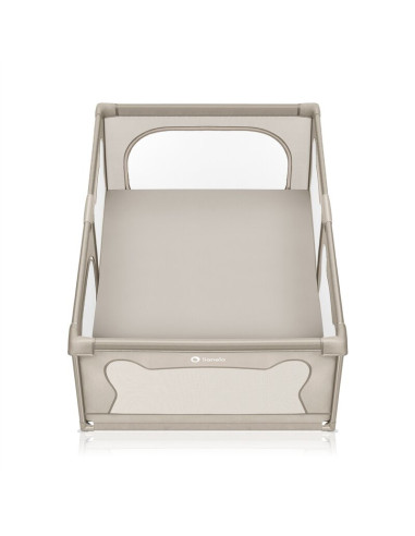 BN-LO-WILLOW_BEIGE_SAND,Tarc de joaca copii, Lionelo, Willow, 127 x 187 cm, Pliere compacta, Include geanta de transport, Din pl