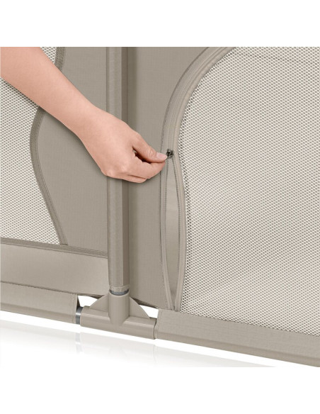 BN-LO-WILLOW_BEIGE_SAND,Tarc de joaca copii, Lionelo, Willow, 127 x 187 cm, Pliere compacta, Include geanta de transport, Din pl