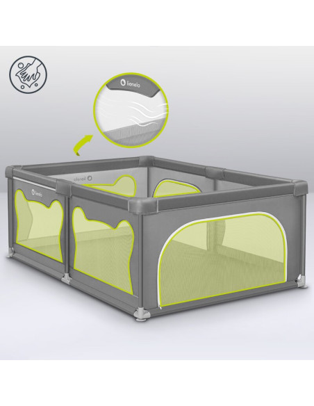 BN-LO-WILLOW_BEIGE_SAND,Tarc de joaca copii, Lionelo, Willow, 127 x 187 cm, Pliere compacta, Include geanta de transport, Din pl