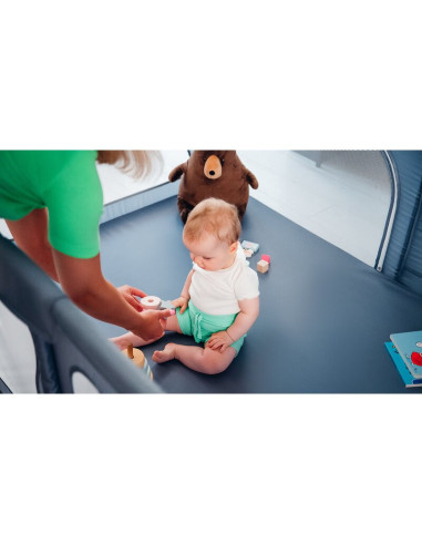 BN-LO-WILLOW_BEIGE_SAND,Tarc de joaca copii, Lionelo, Willow, 127 x 187 cm, Pliere compacta, Include geanta de transport, Din pl