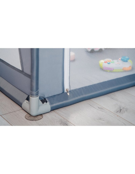 BN-LO-WILLOW_BEIGE_SAND,Tarc de joaca copii, Lionelo, Willow, 127 x 187 cm, Pliere compacta, Include geanta de transport, Din pl