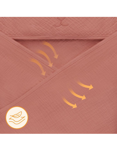 BN-LO-MUSLIN_HOODED_TOWEL_RED_CORAL,Prosop de baie, Lionelo, Cu gluga, Din muselina, 100% bumbac, 80x80 cm, Absorbtie eficienta, BN-LO-MUSLIN_HOODED_TOWEL_RED_CORAL,Prosop de baie, Lionelo, Cu gluga, Din muselina, 100% bumbac, 80x80 cm, Absorbtie eficienta,