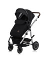 BN-LO-AMBER_2IN1_BLACK_SILVER,Carucior 2 in 1, Lionelo, Amber, Cadru aluminiu, Cu landou intarit si salteluta moale, Reversibil,