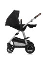 BN-LO-AMBER_2IN1_BLACK_SILVER,Carucior 2 in 1, Lionelo, Amber, Cadru aluminiu, Cu landou intarit si salteluta moale, Reversibil,