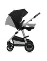 BN-LO-AMBER_2IN1_BLACK_SILVER,Carucior 2 in 1, Lionelo, Amber, Cadru aluminiu, Cu landou intarit si salteluta moale, Reversibil,