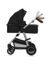 BN-LO-AMBER_2IN1_BLACK_SILVER,Carucior 2 in 1, Lionelo, Amber, Cadru aluminiu, Cu landou intarit si salteluta moale, Reversibil,