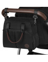 BN-LO-AMBER_2IN1_BLACK_SILVER,Carucior 2 in 1, Lionelo, Amber, Cadru aluminiu, Cu landou intarit si salteluta moale, Reversibil,