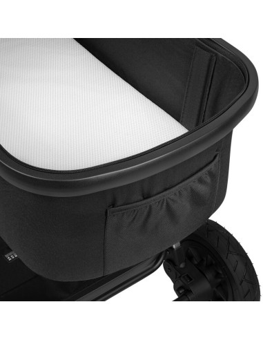 BN-LO-AMBER_2IN1_BLACK_SILVER,Carucior 2 in 1, Lionelo, Amber, Cadru aluminiu, Cu landou intarit si salteluta moale, Reversibil,