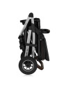 BN-LO-AMBER_2IN1_BLACK_SILVER,Carucior 2 in 1, Lionelo, Amber, Cadru aluminiu, Cu landou intarit si salteluta moale, Reversibil,