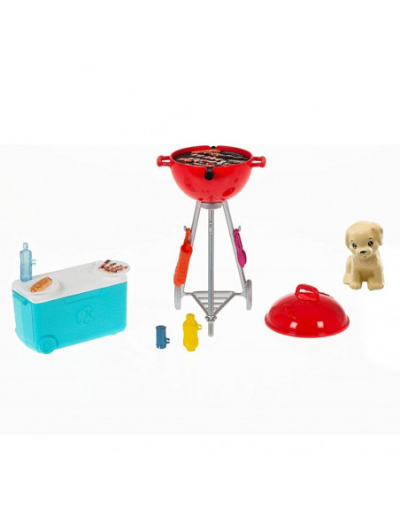 Set Barbie by Mattel Mobilier cu accesorii GRG76,MT-GRG75-GRG76