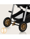 BN-LO-AMBER_2IN1_BLACK_SILVER,Carucior 2 in 1, Lionelo, Amber, Cadru aluminiu, Cu landou intarit si salteluta moale, Reversibil,